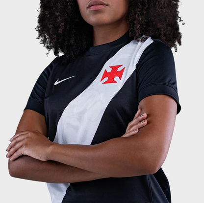 Camisa Vasco Feminina I 26/27 - Preta