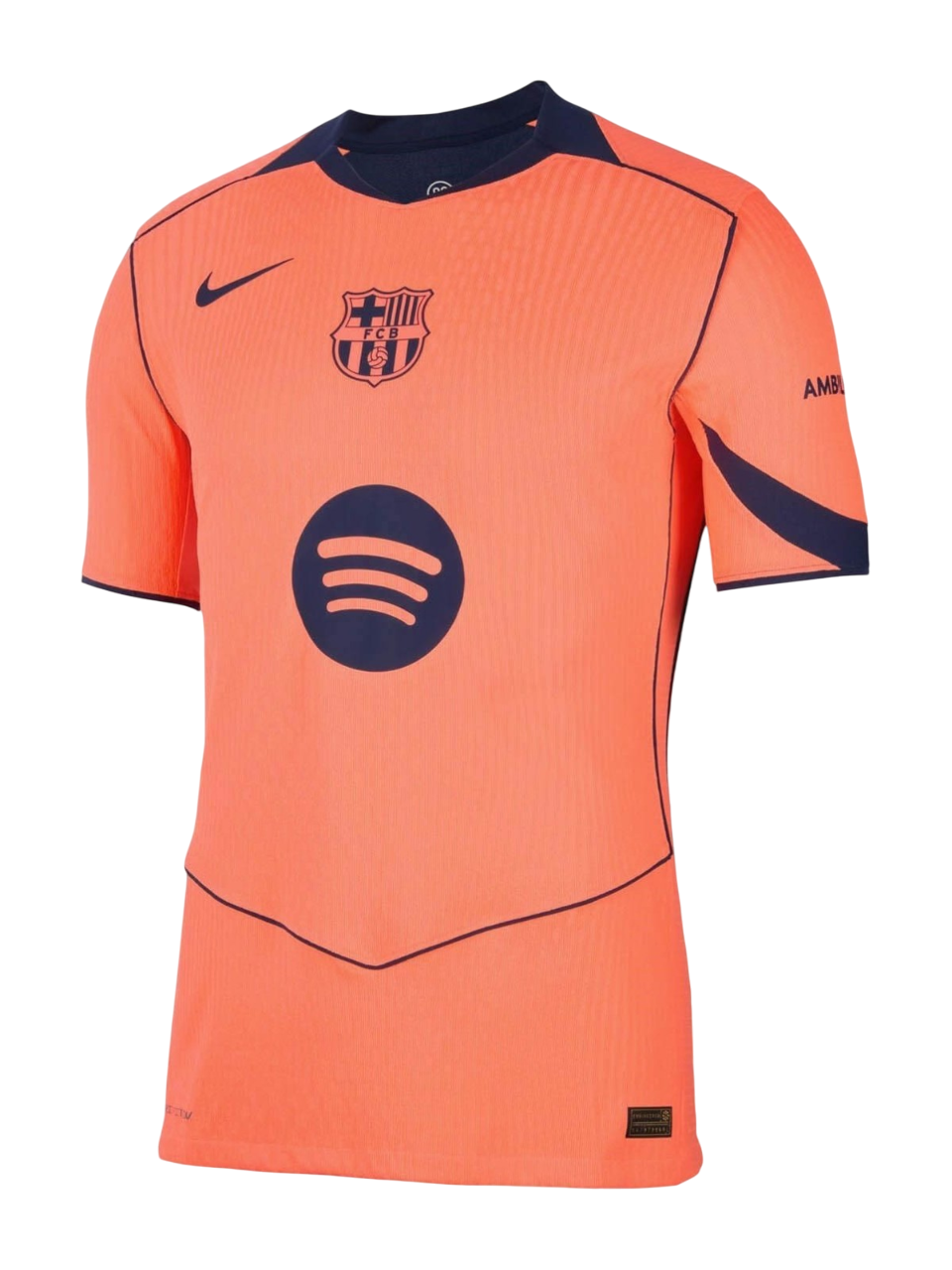 Camisa Barcelona III 25/26 - Torcedor Nike Masculina - Laranja