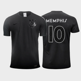 Camisa Corinthians II 24/25 - Jogador - Preta - MEMPHIS 10