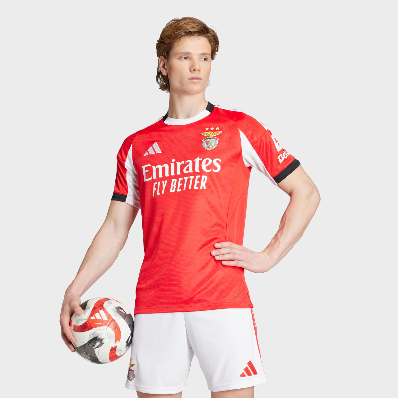 Camisa Benfica I 25/26 Torcedor Adidas - Vermelho