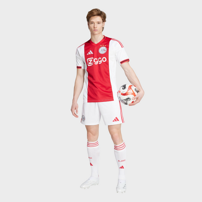Camisa Ajax I 25/26 Adidas Masculina - Vermelho e Branco