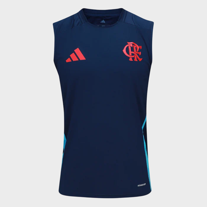 Camisa Regata Flamengo Treino II 25/26 - Azul Escuro