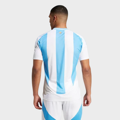 Camisa Argentina I 24/25 Torcedor Adidas Masculina + Patch Campeão do Mundo