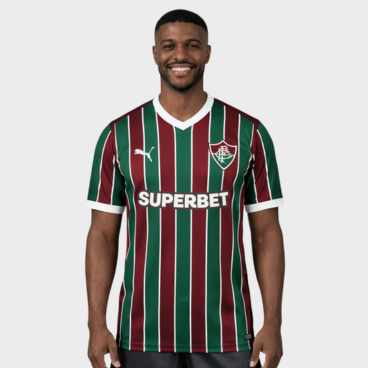 Camisa Fluminense I 26/27 - Torcedor Puma - Vinho e Verde