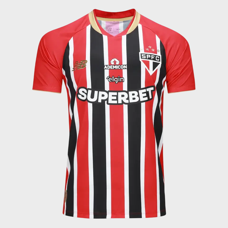 Camisa São Paulo II 25/26 - Listrada + Patrocínios