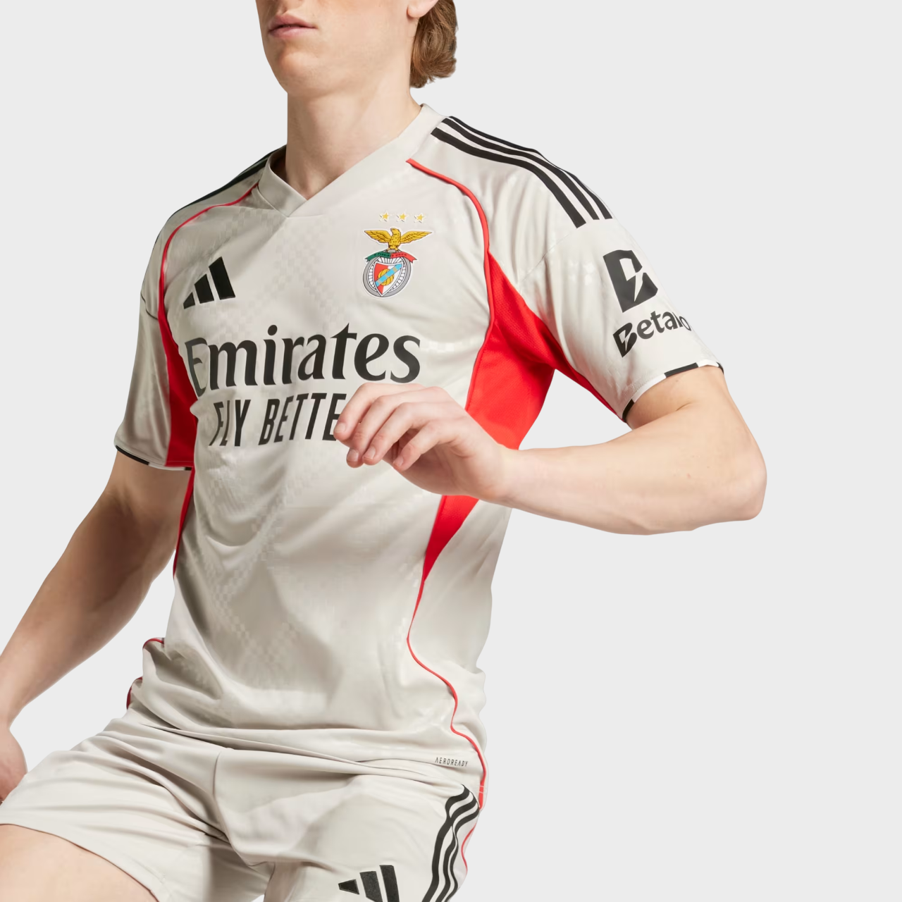 Camisa Benfica II 25/26 Torcedor Adidas - Branca