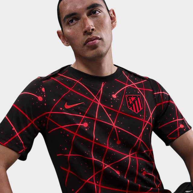 Camisa Atlético de Madrid Pré-Jogo 25/26 Torcedor Nike Masculina - Vermelha