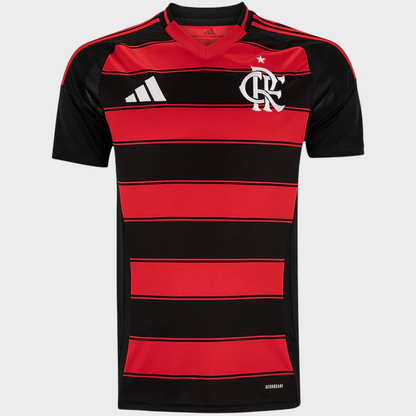 Camisa Flamengo I 25/26 - Torcedor Masculina - Vermelha e Preta