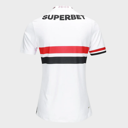 Camisa São Paulo Feminina I 25/26 - Branca