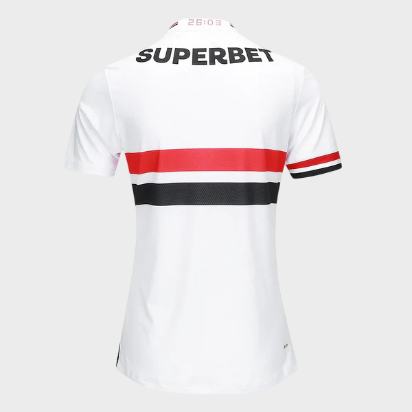 Camisa São Paulo Feminina I 25/26 - Branca