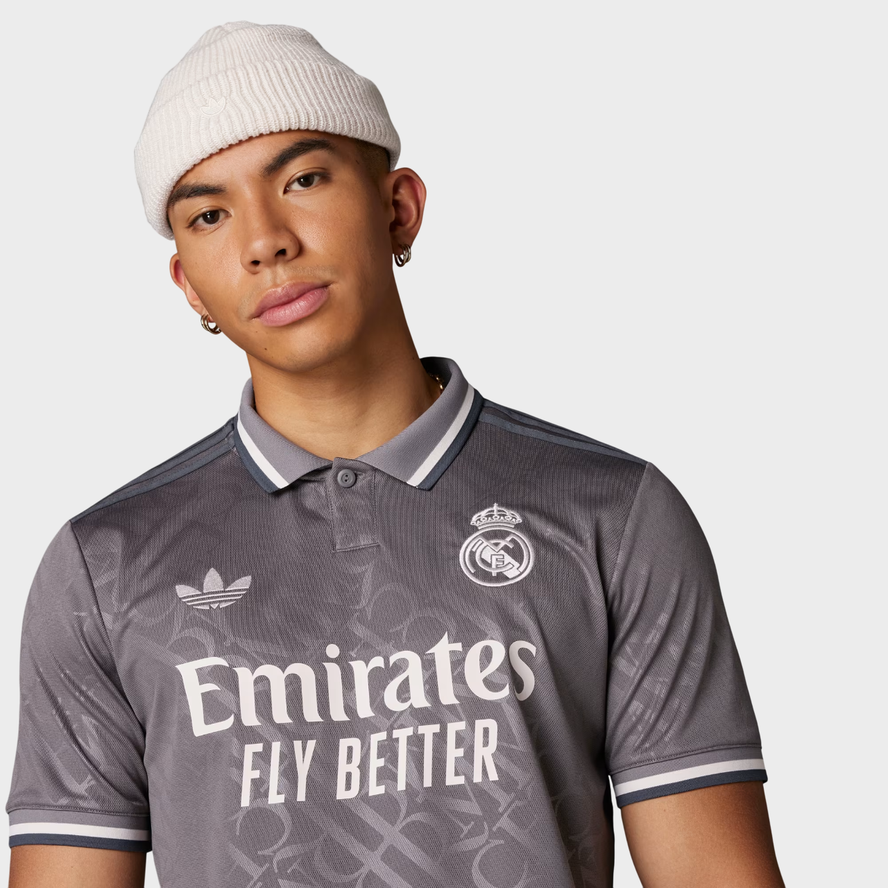 Camisa Real Madrid III 24/25 Torcedor Adidas - Cinza