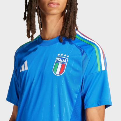 Camisa Itália I 24/25 - Torcedor Adidas Masculina - Azul