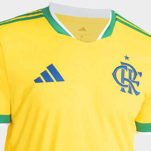 Camisa Flamengo Brasil 26/27 - Torcedor Masculina - Amarela