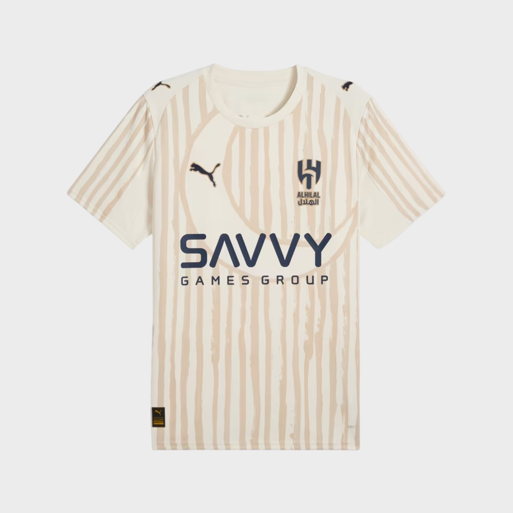 Camisa Al-Hilal KIDSUPER - Torcedor Puma Masculina - Bege