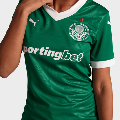 Camisa Palmeiras Feminina I 25/26 - Torcedor Puma - Verde
