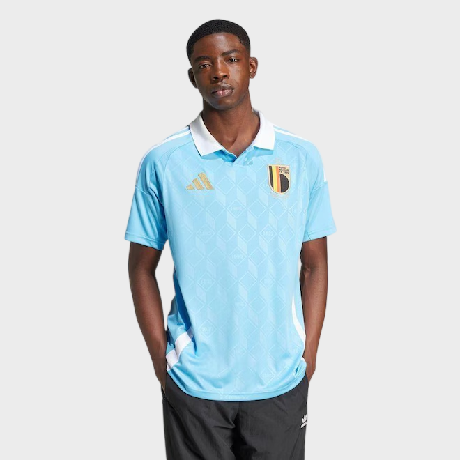 Camisa Bélgica II 24/25 - Torcedor Masculina - Azul