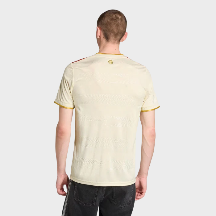 Camisa Flamengo III 25/26 - Torcedor Adidas Masculina - Dourada