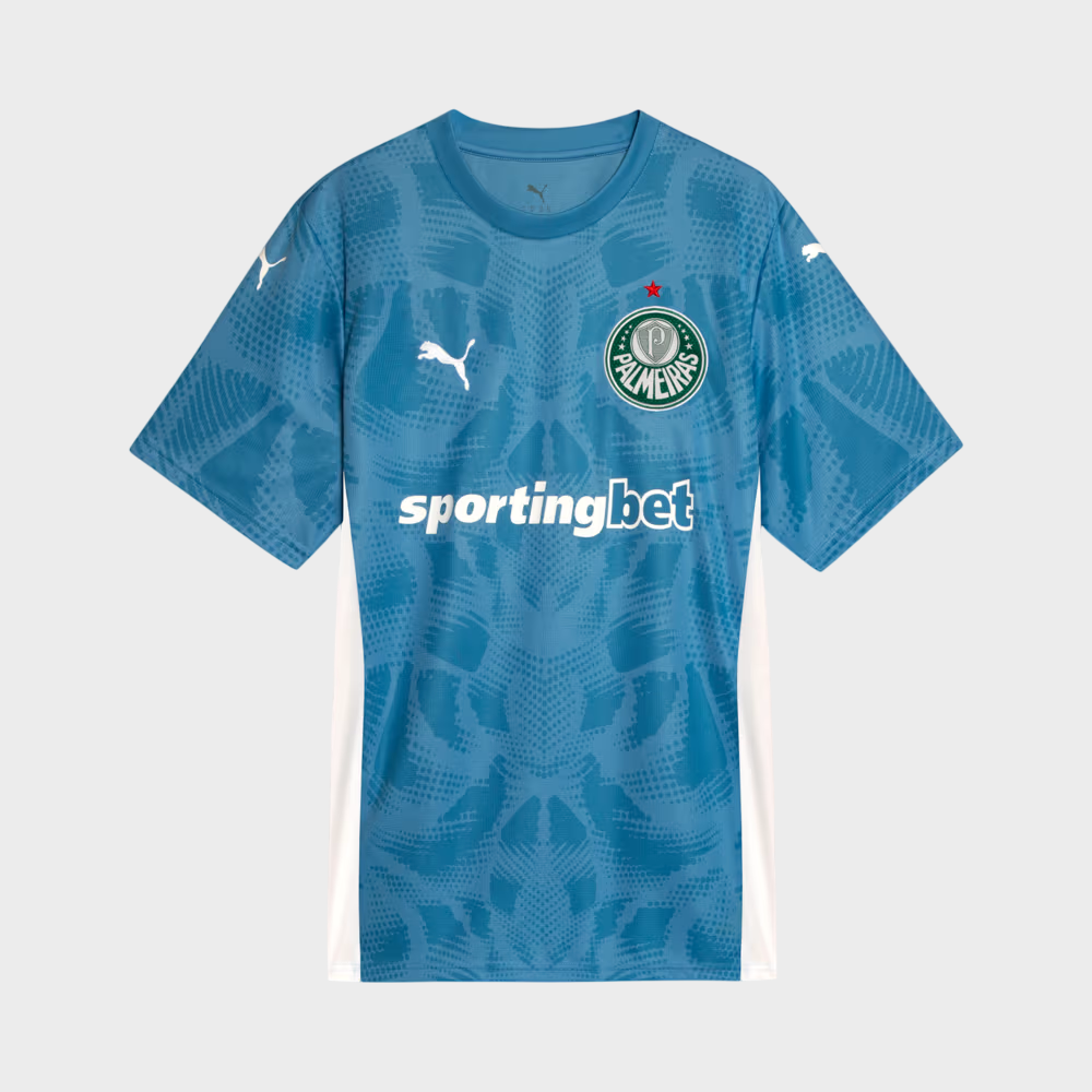 Camisa Palmeiras I Goleiro 25/26 Torcedor Puma - Azul