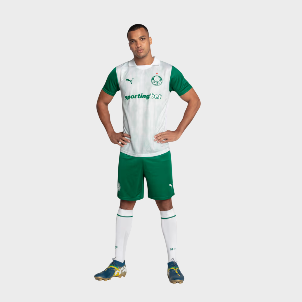 Camisa Palmeiras II 25/26 - Jogador Puma Masculina - Branca