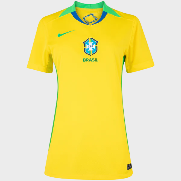 Camisa Seleção Brasileira Feminina I 25/26 - Torcedor Nike - Amarela