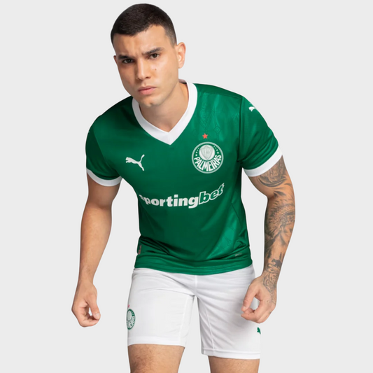 Camisa Palmeiras I 25/26 - Jogador Puma Masculina - Verde