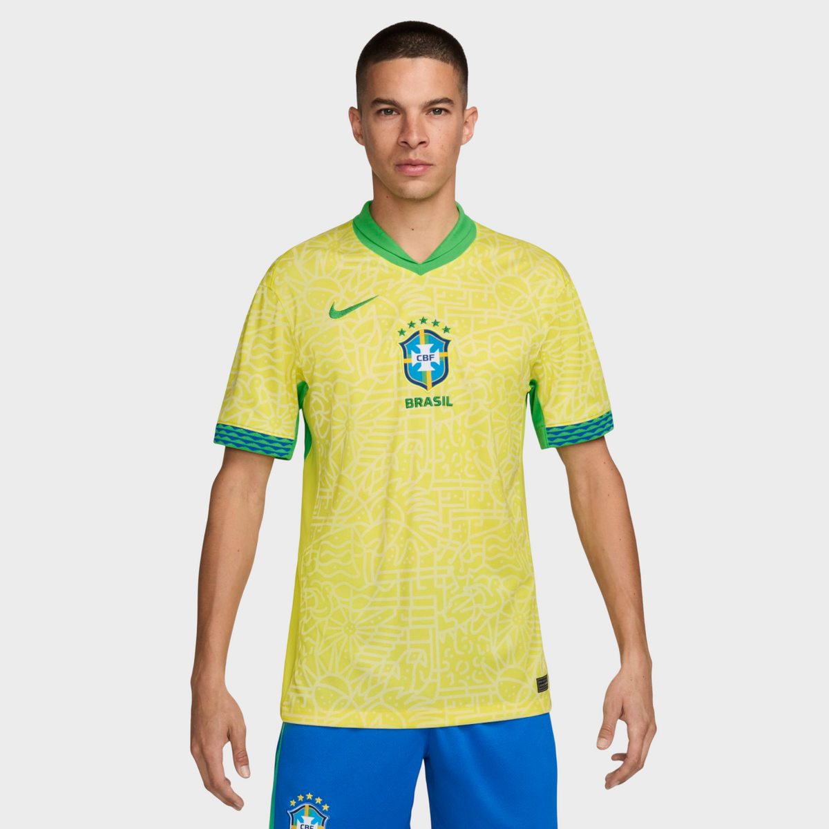 Camisa Seleção Brasileira I 24/25 - Torcedor Nike Masculina - Amarela