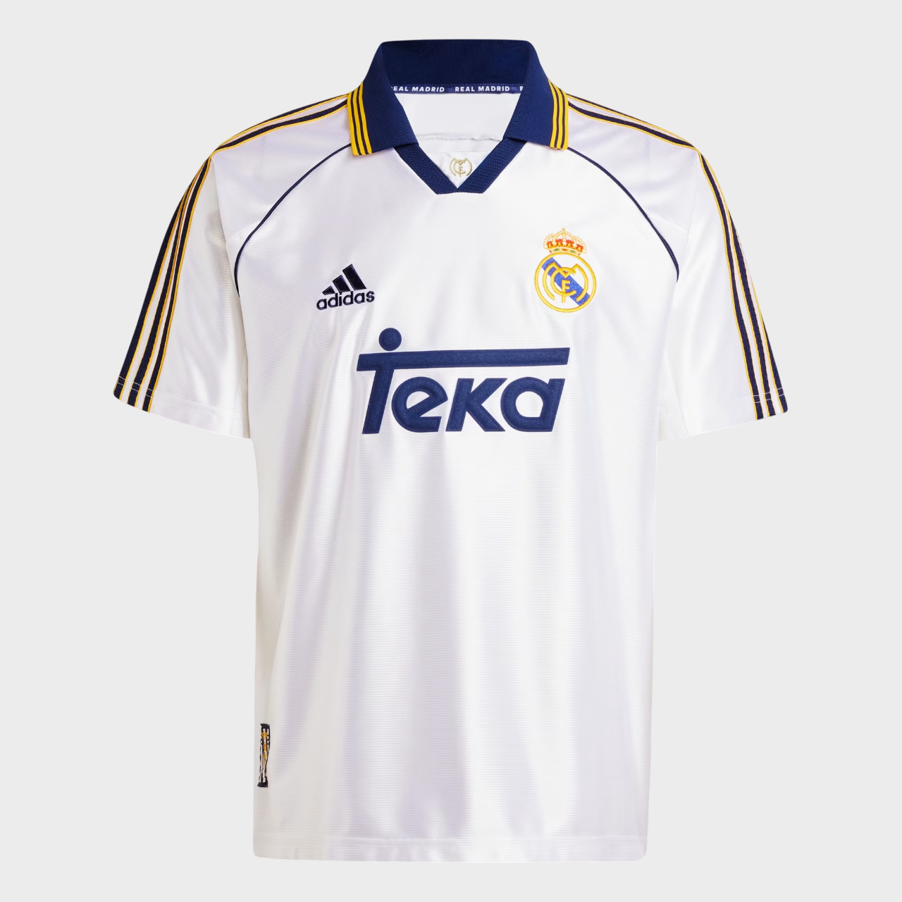 Camisa Real Madrid I 1999/2000 Adidas - Branca - Retrô