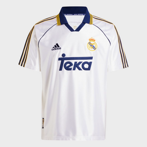Camisa Real Madrid I 1999/2000 Adidas - Branca - Retrô
