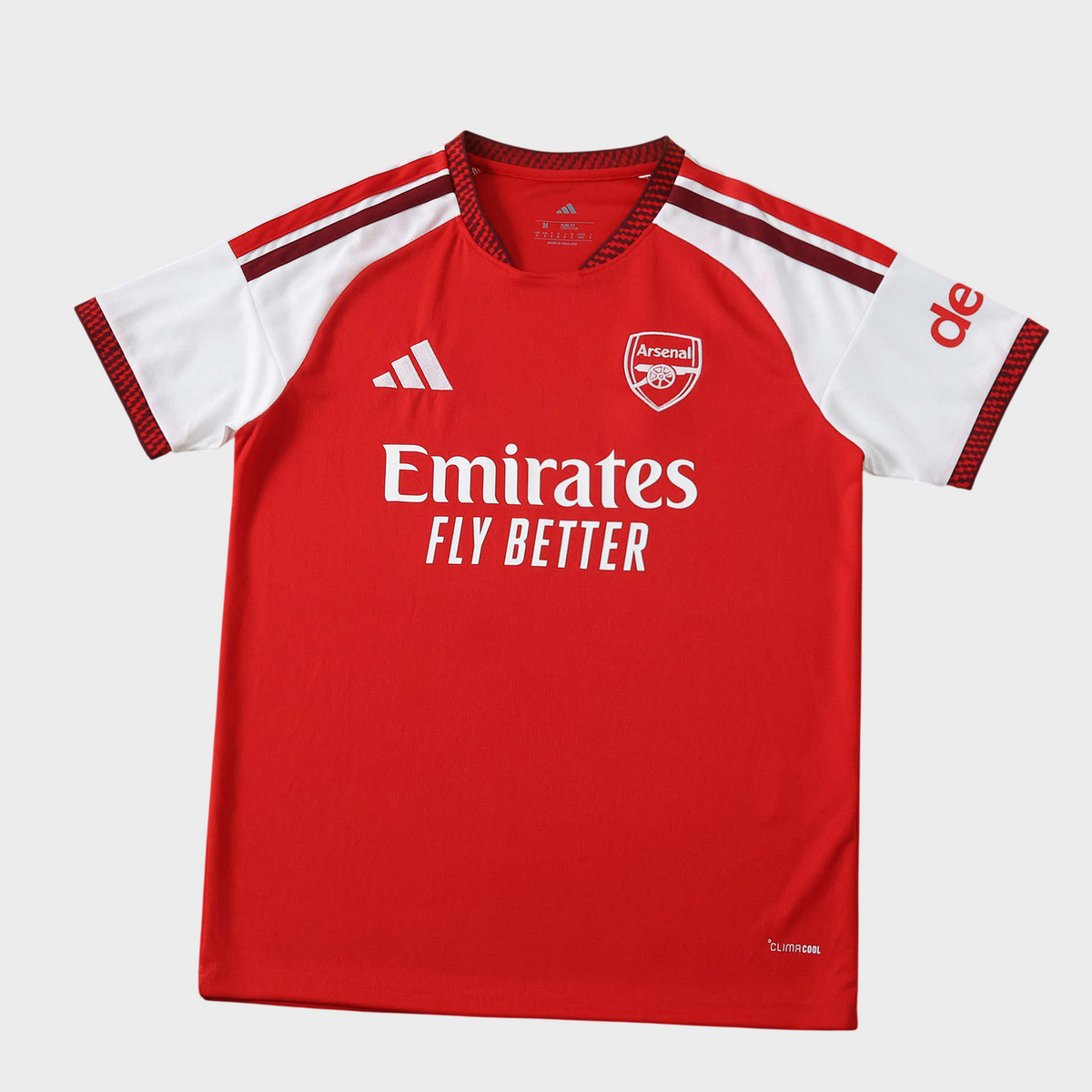 Camisa Arsenal I 26/27 Torcedor masculina - Branca e Vermelha