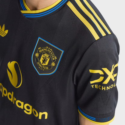 Camisa Manchester United III 25/26 - Torcedor Adidas Masculina - Preta