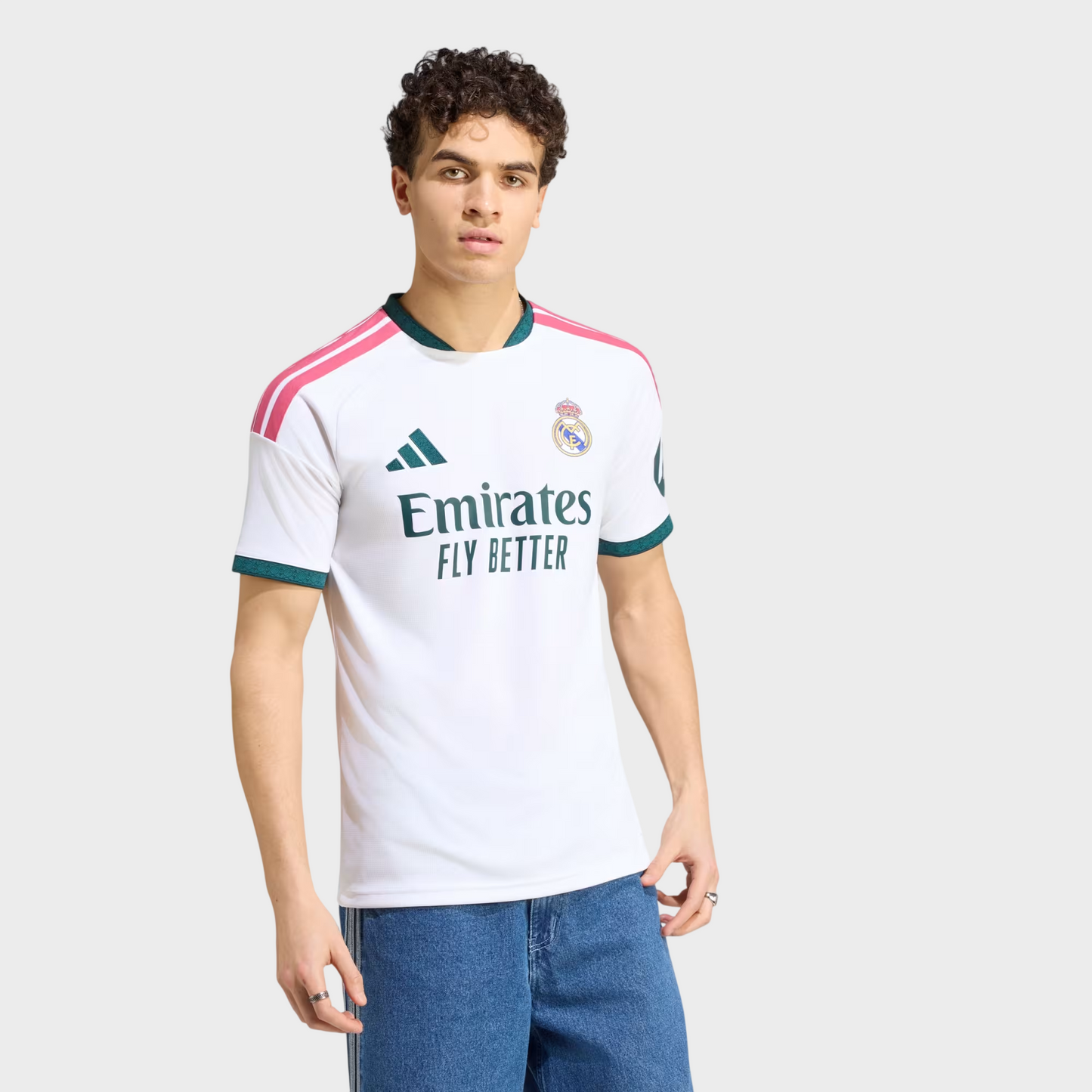Camisa Real Madrid I 26/27 Torcedor Adidas Masculina - Branca