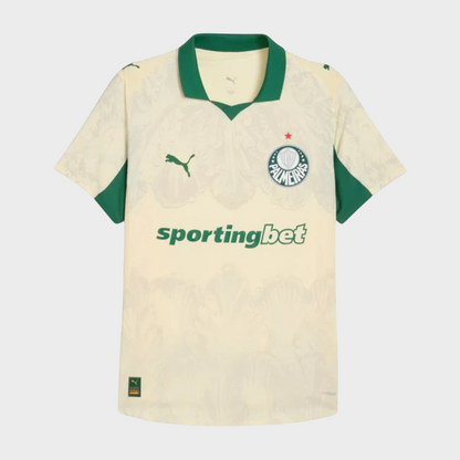 Camisa Palmeiras KIDSUPER 25/26 - Torcedor Puma Masculina - Bege