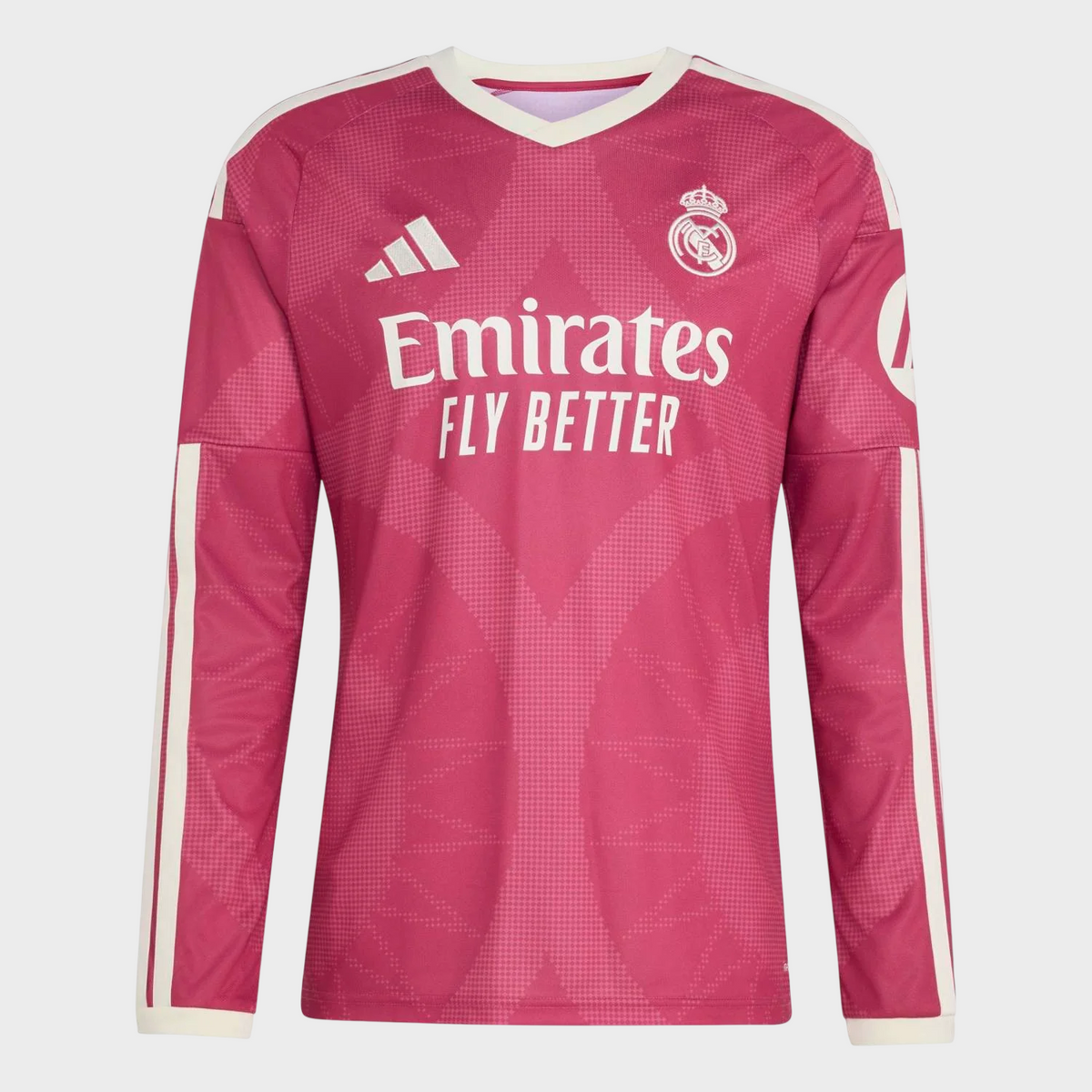 Camisa Real Madrid III Manga Longa 26/27 Torcedor - Rosa