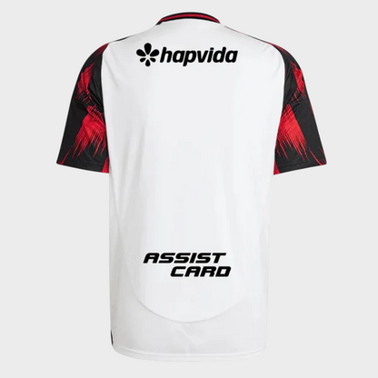 Camisa Flamengo II 25/26 - Torcedor + Patrocínios - Branca