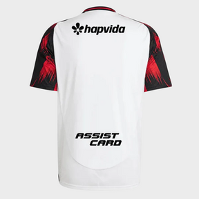 Camisa Flamengo II 25/26 - Torcedor + Patrocínios - Branca