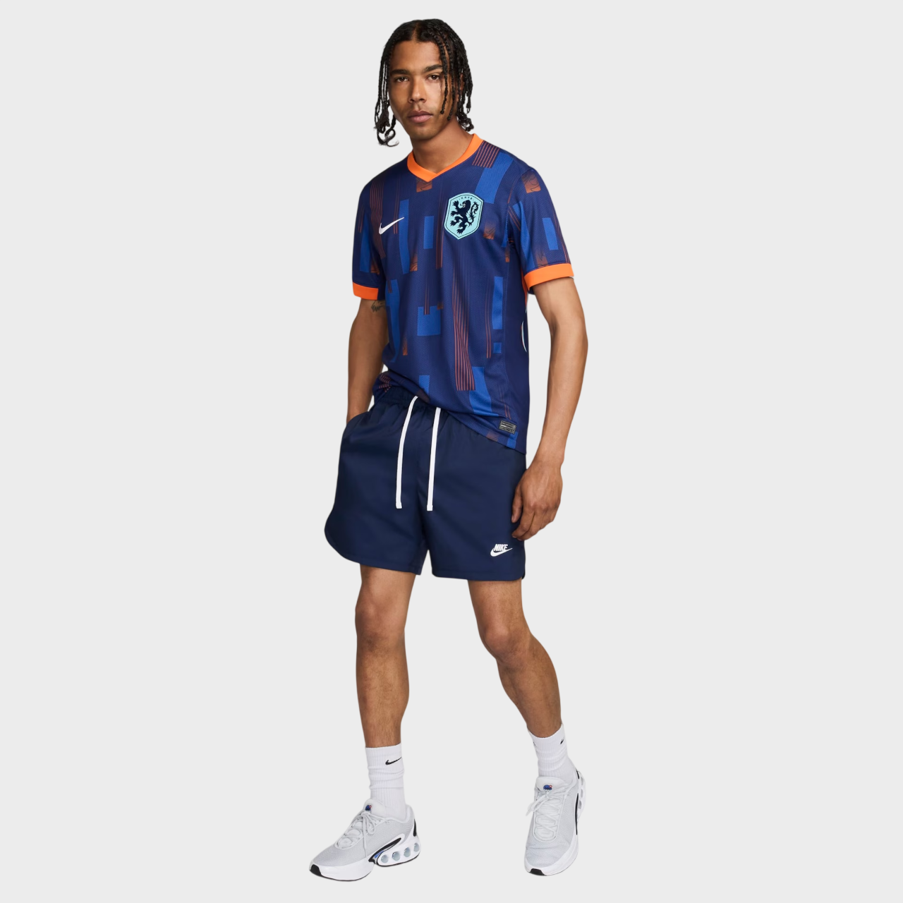 Camisa Holanda II 24/25 - Torcedor Nike Masculina - Azul Marinho