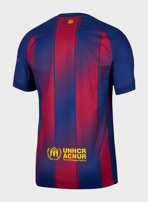 Camisa Barcelona I 25/26 - Jogador Nike Masculina - Azul e Grená