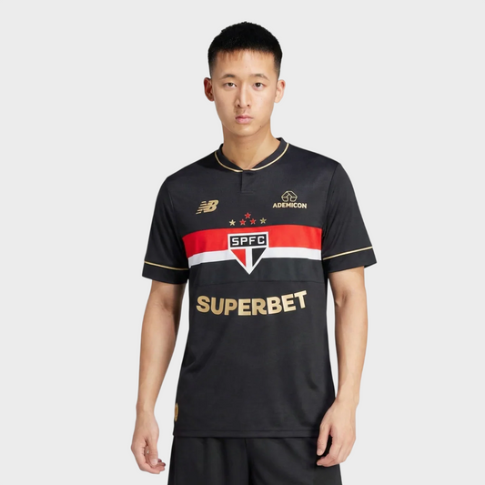Camisa São Paulo III Comemorativa 25/26 - Preta