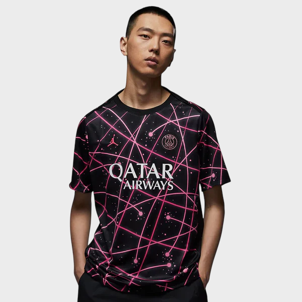 Camisa PSG Pré-Jogo 25/26 - Torcedor Nike Masculina - Preta