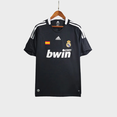 Camisa Real Madrid I 2008/2009 - Adidas - Preto- Retrô