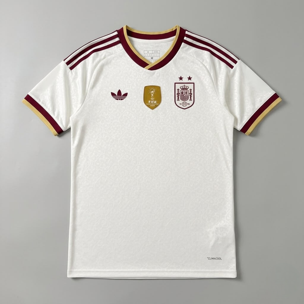 Camisa Espanha II 26/27 Patch Campeã do Mundo - Torcedor