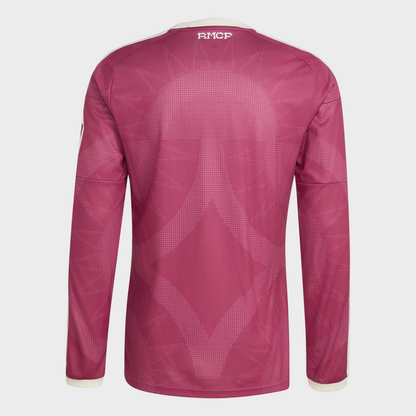 Camisa Real Madrid III Manga Longa 26/27 Torcedor - Rosa