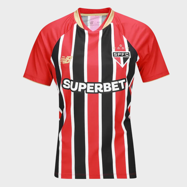 Camisa São Paulo Feminina II 25/26 - Listrada