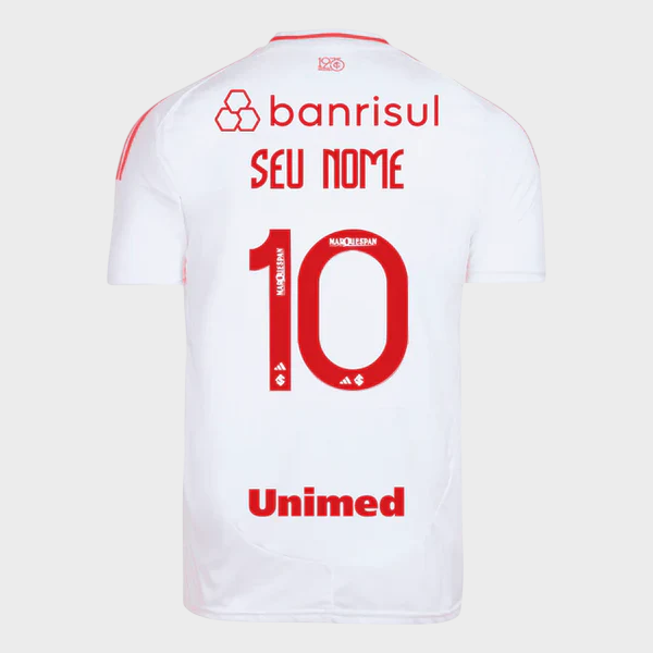 Camisa Internacional II 25/26 - Branca + Patrocínios