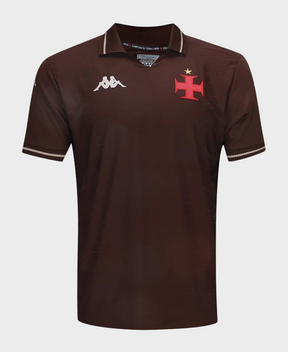 Camisa Vasco III 25/26 - Kappa - Marrom