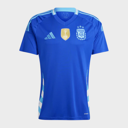 Camisa Argentina II 24/25 Torcedor Adidas Masculina + Patch Campeão do Mundo