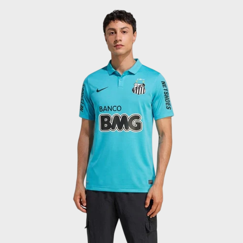 Camisa Santos III 2012/2013 Retrô - Azul