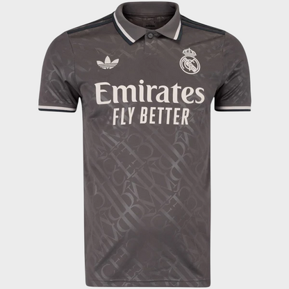 Camisa Real Madrid III 24/25 Torcedor Adidas - Cinza