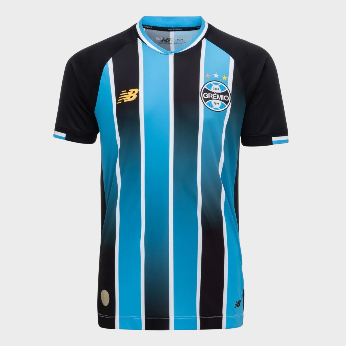 Camisa Grêmio I 26/27 - Azul e Preta + Patrocínios