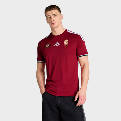 Camisa Hungria I 26/27 - Torcedor Adidas Masculina - Vermelha